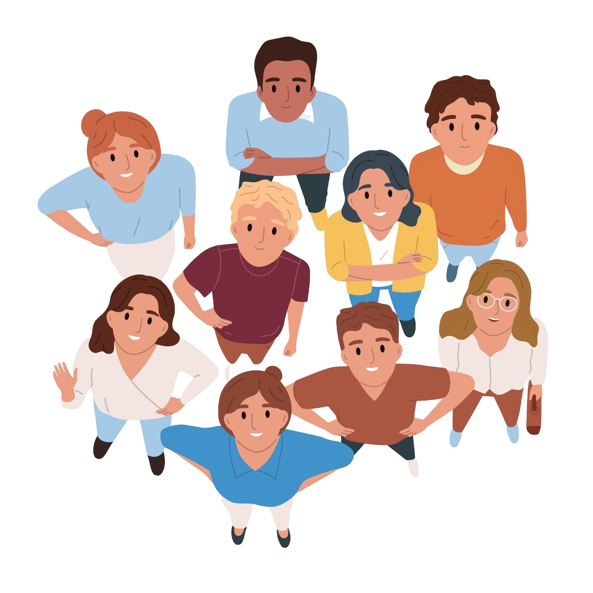 Team collaboration workspace showing multiple users managing shared bookmarks and resources together